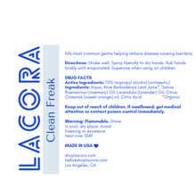 Load image into Gallery viewer, Clean Freak | Hand Sanitizer Spray