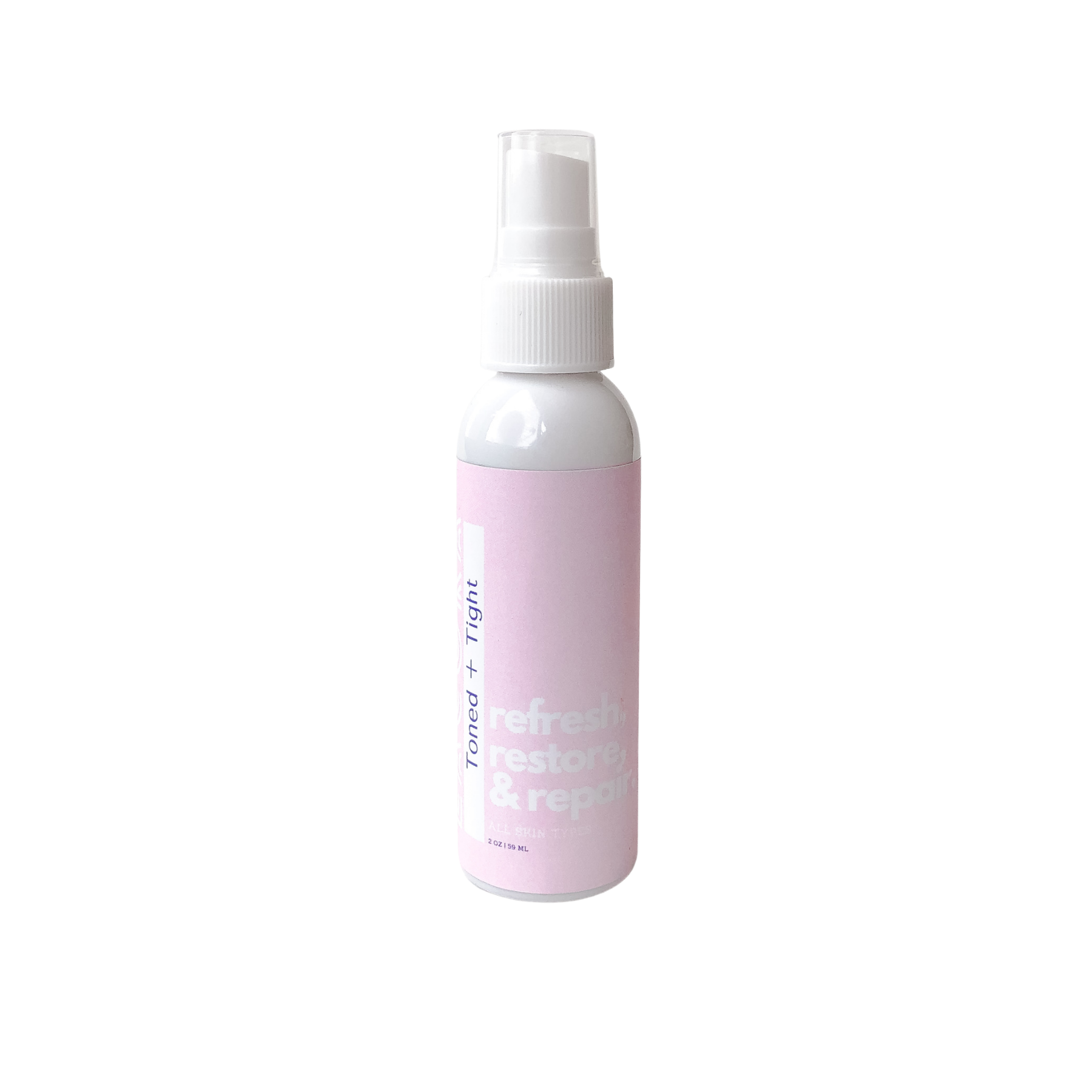 Toned + Tight Facial Toner – natural rose water hydrating mist
