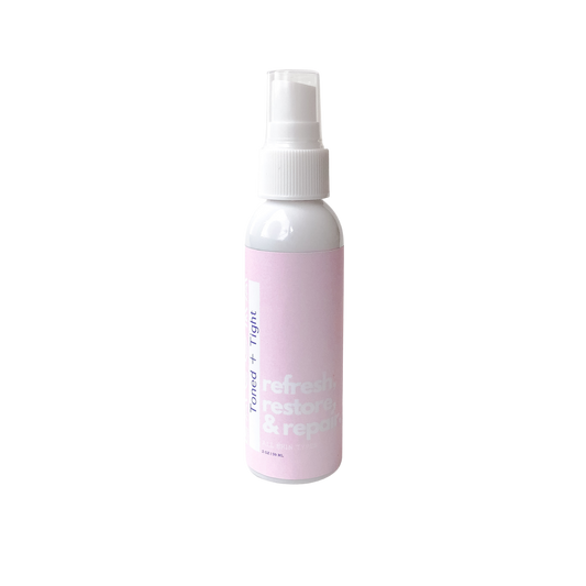 Toned + Tight Facial Toner – natural rose water hydrating mist