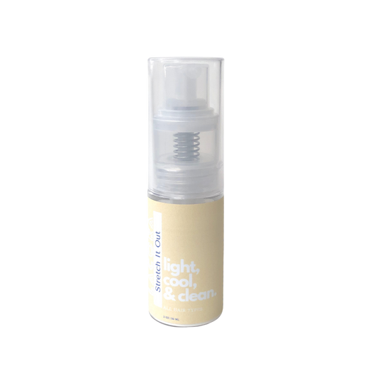 A bottle of dry shampoo designed for light hair, with a label that reads 'light & clean'.