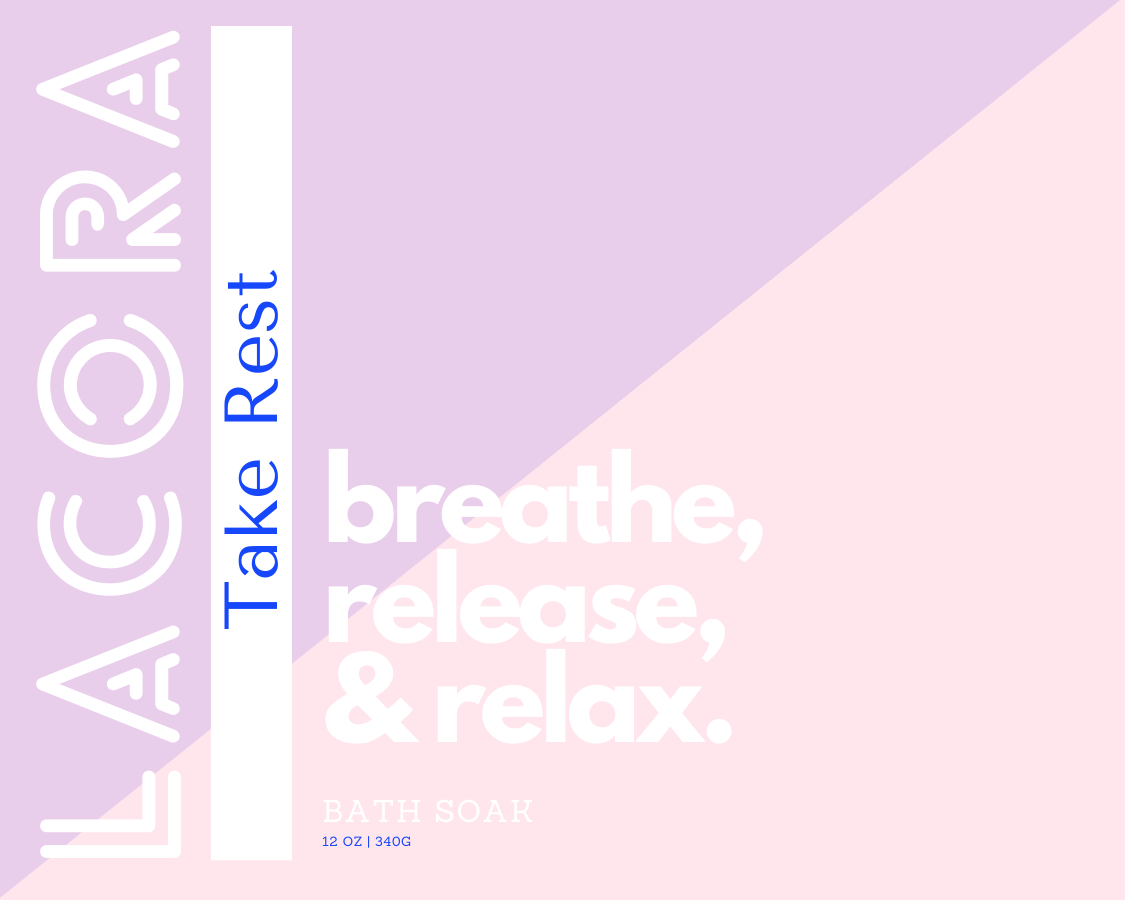 All-natural bath salts for calm mind and muscle relief