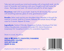 Load image into Gallery viewer, Lavender and rosemary bath soak for stress relief and self-care
